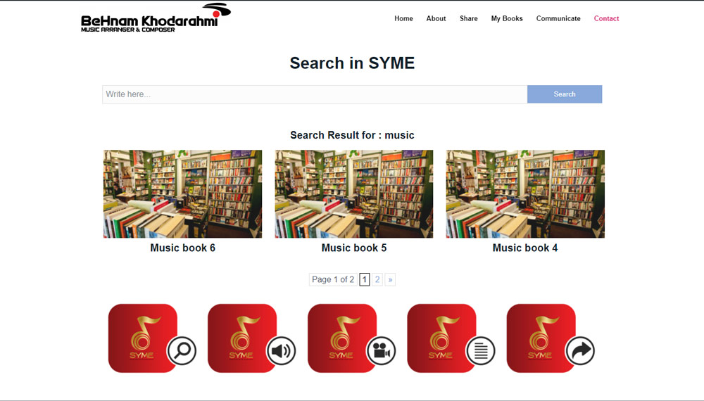 سایت Behnam Khodarahmi